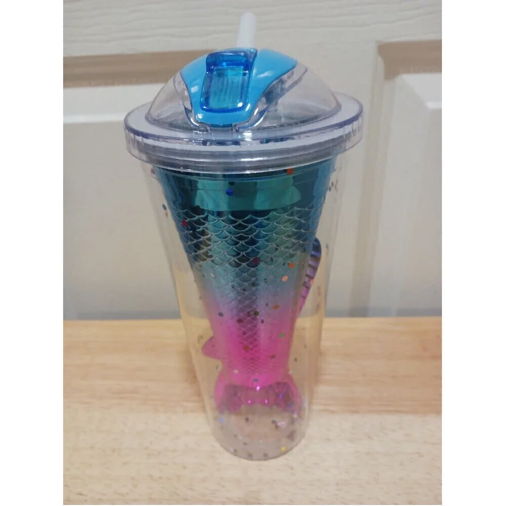 Mermaid Tumbler Blue To Pink